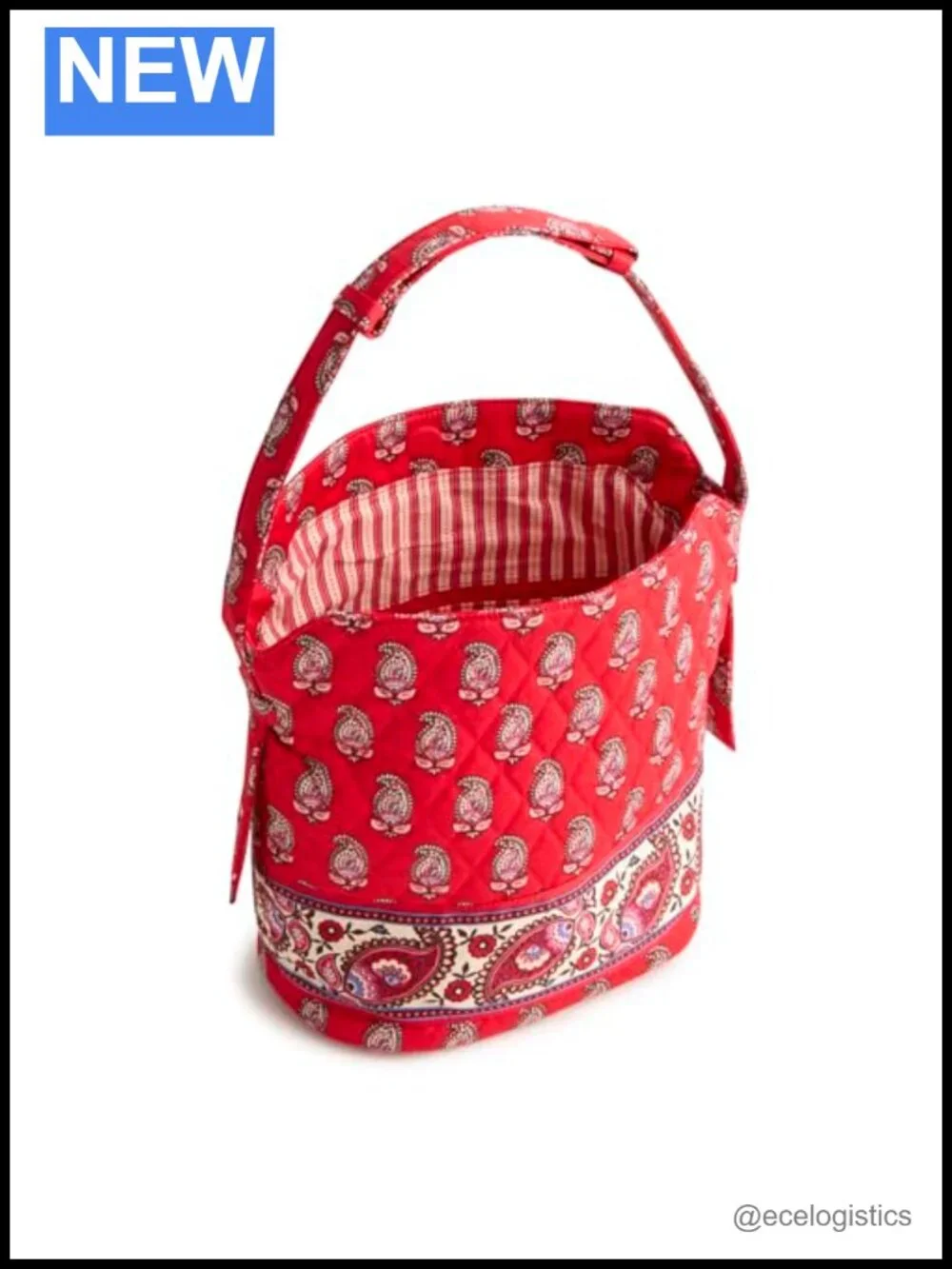 Premium Cotton Quilted Shoulder Bag Satchel with Zip Pocket